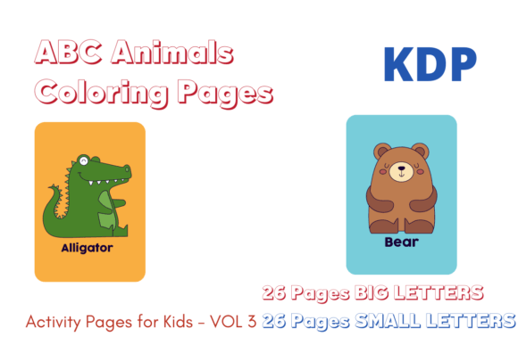 Download ABC Animals Coloring Pages-VOL3 I KDP - Animal Collection