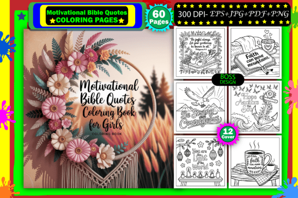 Download Motivational Bible Quotes Coloring Pages - Bible Collection