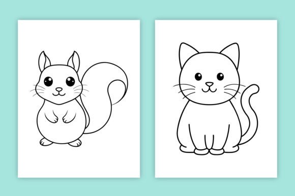 Download Kawaii Animal Coloring Pages for Kids - Animal Collection