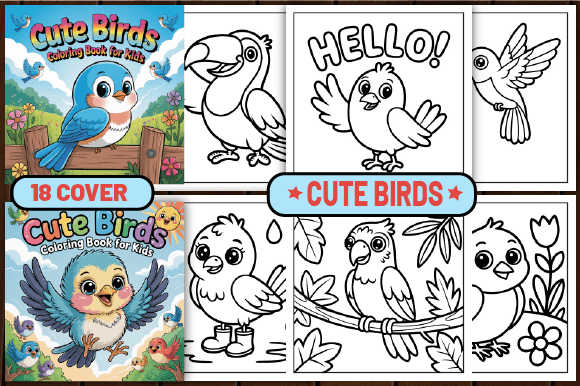 Download 96 Cute Birds Coloring Pages for Kids - Cute Collection