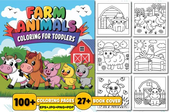 Download Farm Animals Coloring Book for Toddlers - Animal Collection