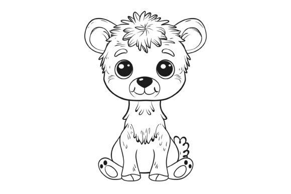 Download Cute Fuzzy Friends Animals Coloring Page - Premium Bundle