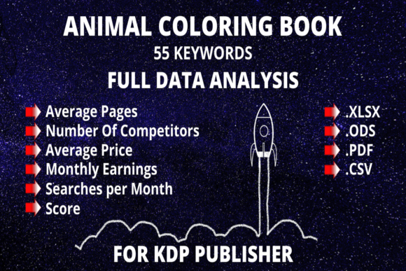 Download ANIMAL COLORING BOOK - KDP Keyword List - Animal Collection