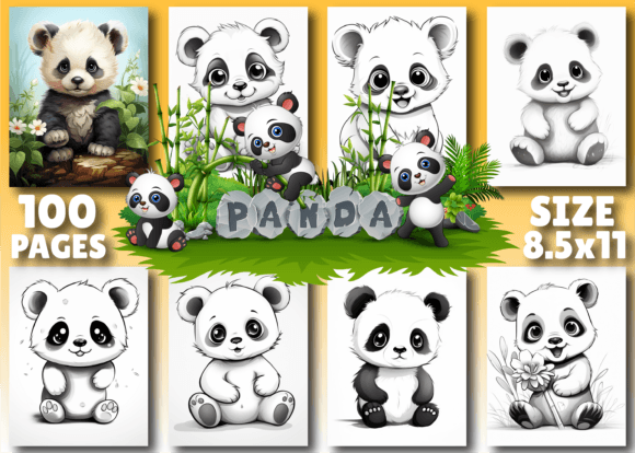 Download Cute Panda Coloring Pages for Kids - Cute Collection
