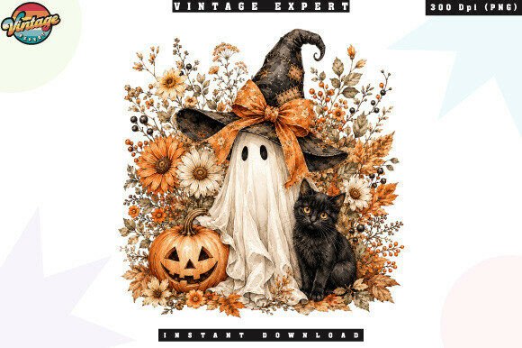 Download Cute Ghost Pumpkin Autumn PNG - Cute Collection