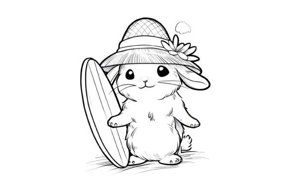 Download Cute Summer Coloring Page for Kids - Cute Collection