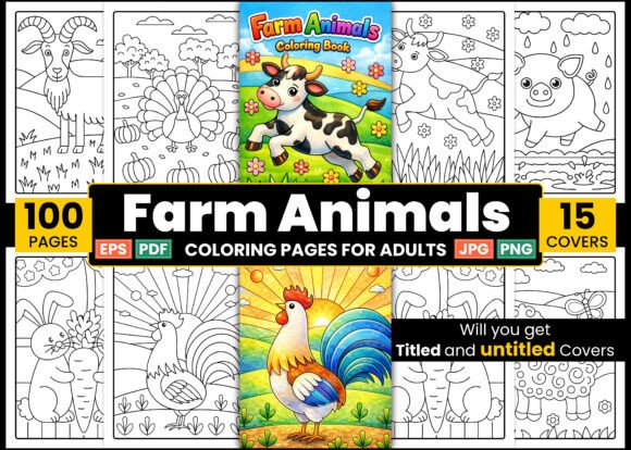 Download Farm Animals Coloring Pages for Kids - Animal Collection