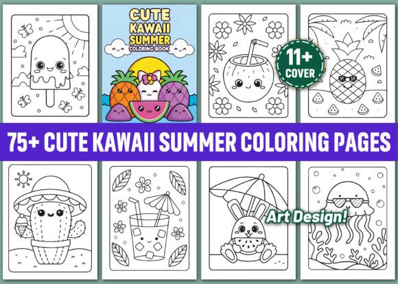 Download 75 Cute Kawaii Summer Coloring Pages&nbsp; - Cute Collection