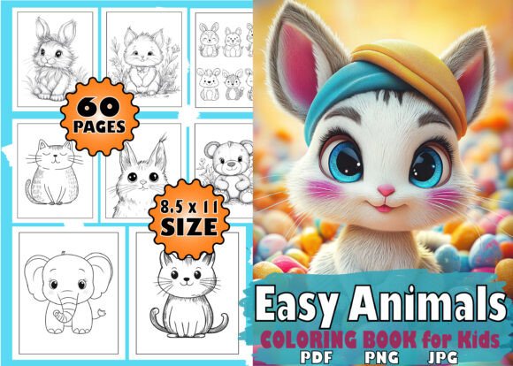 Download Easy Animal Coloring Book for Kids - Animal Collection
