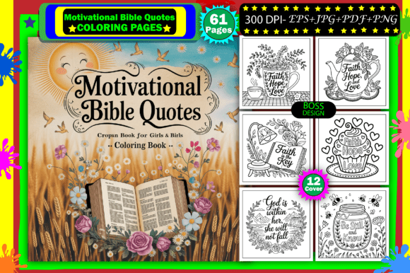 Download Motivational Bible Quotes Coloring Pages - Bible Collection