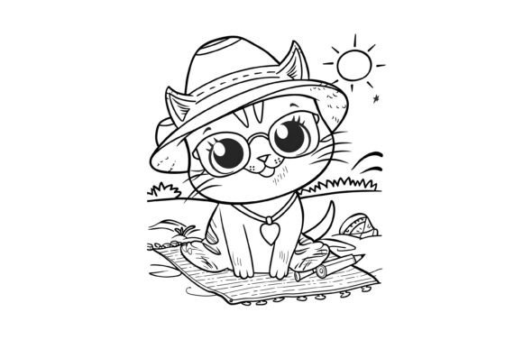 Download Cute Summer Coloring Page for Kids - Cute Collection