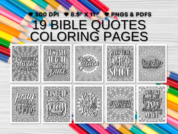 Download 19 Bible Quotes Coloring Pages - Bible Collection