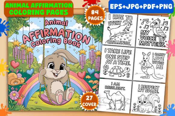 Download Animal Affirmation Coloring Pages - Animal Collection