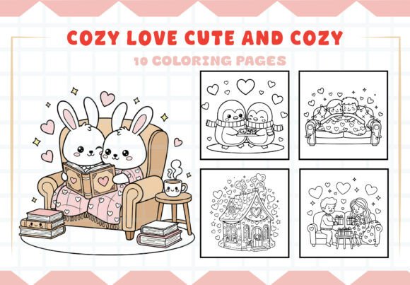 Download Cozy Love Cute and Cozy Coloring Pages - Cute Collection