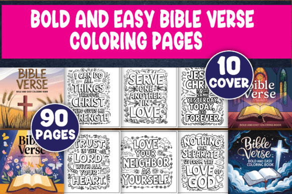 Download Bold and Easy Bible Verse Coloring Pages - Bible Collection
