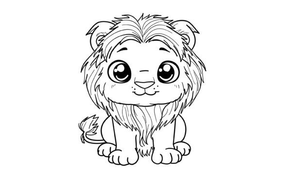 Download Cute Fuzzy Friends Animals Coloring Page - Premium Bundle
