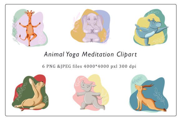 Download Animal Yoga, Meditation, Clipart, Png. - Animal Collection