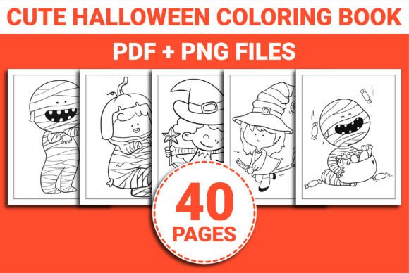 Download CUTE HALLOWEEN COLORING BOOK for KIDS - Cute Collection