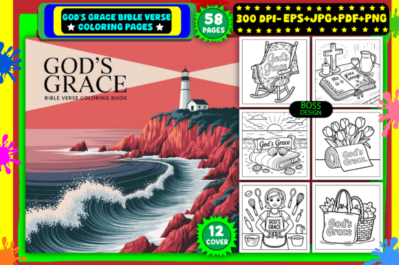 Download Grace Bible Verse Coloring Pages - Bible Collection