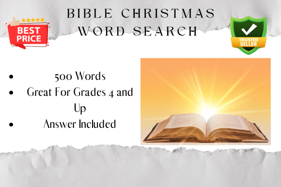 Download Bible Christmas Word Search - Bible Collection