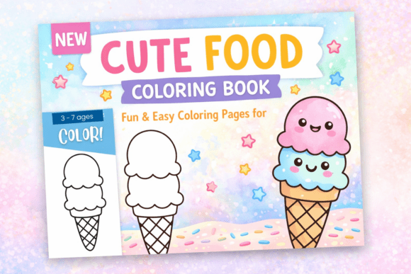 Download Cute Food Coloring Pages for Kids - Cute Collection