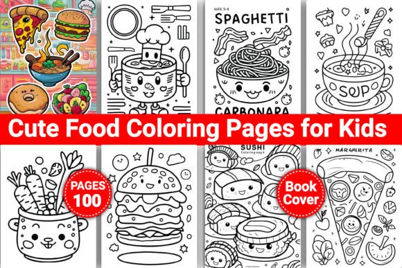 Download Cute Food Coloring Pages for Kids - Cute Collection