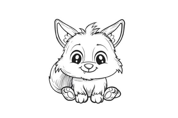 Download Cute Fuzzy Friends Animals Coloring Page - Premium Bundle