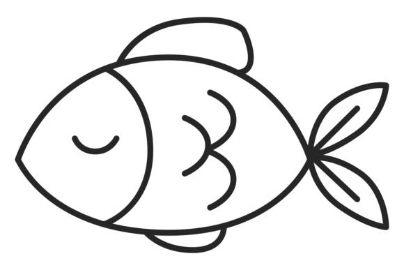 Download Fish Line Icon. Marine Fauna. Animal Sym - Animal Collection