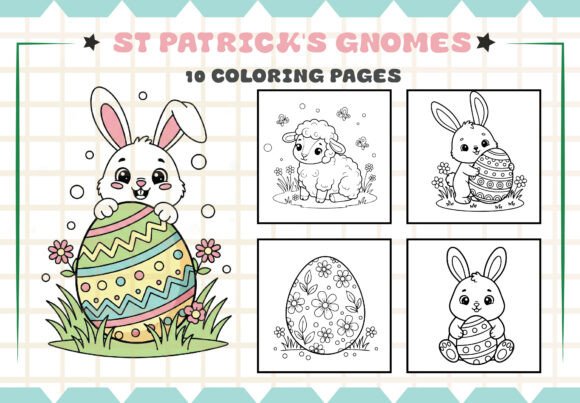 Download Bold and Easy Cute Easter Coloring Pages - Cute Collection