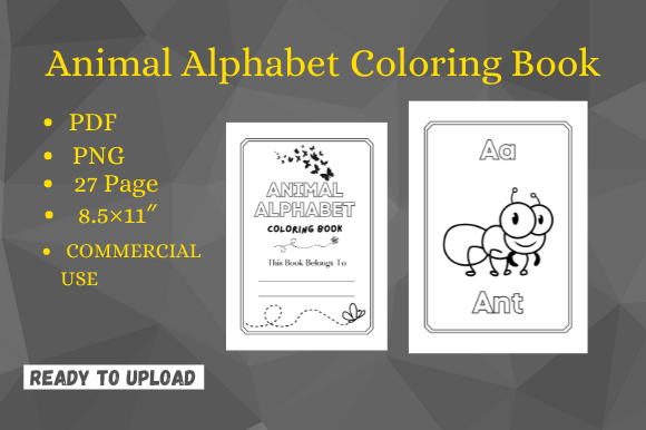 Download Animal Alphabet Coloring Book for Kids - Animal Collection