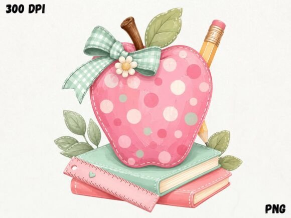 Download Pink Apple Teacher PNG, Cute Classroom - Cute Collection