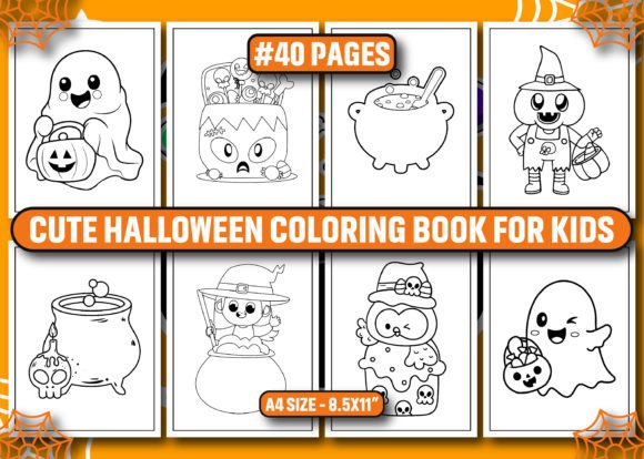 Download Cute Halloween Coloring Book for Kids - Cute Collection