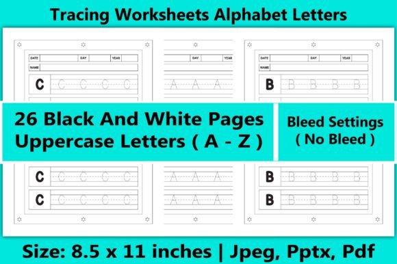 Download Tracing Worksheets Alphabet Letters - Premium Resources
