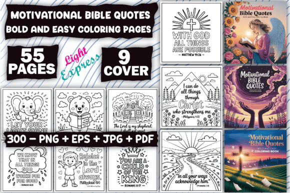 Download Motivational Bible Quotes Coloring Pages - Bible Collection