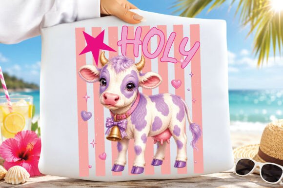 Download Holy Cow Adorable Farm Animal Preppy PNG - Animal Collection