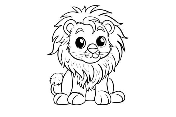 Download Cute Fuzzy Friends Animals Coloring Page - Premium Bundle
