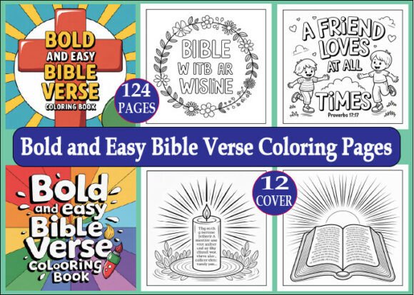 Download Bold and Easy Bible Verse Coloring Pages - Bible Collection